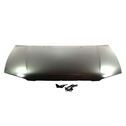 3-Piece Kit Factory Style Hood, USA Built Vehicle, Steel, Primed, Includes (1) Hood and (2) Hood Hinge