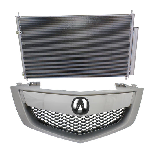 2-Piece Kit, Grille Painted Silver, For Models With Technology Package, Includes (1) A/C Condenser and (1) Grille Assembly