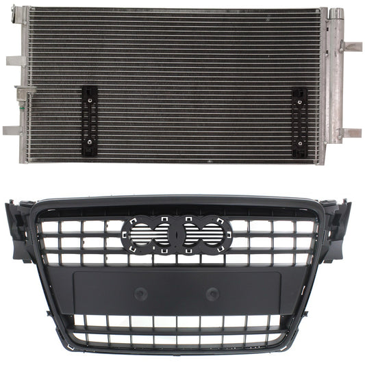 2-Piece Kit, Grille Primed, Includes (1) A/C Condenser and (1) Grille Assembly