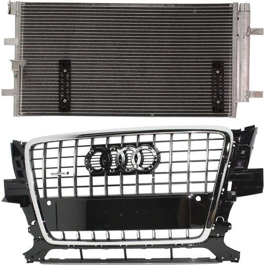2-Piece Kit, Grille Black, For Models With S-Line Package, Includes (1) A/C Condenser and (1) Grille Assembly