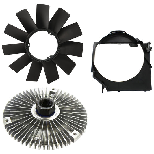 Комплект из 3 частей: муфта вентилятора, стандартная термоизоляция, включает в себя (1) муфту вентилятора, (1) кожух вентилятора и (1) лопасть вентилятора