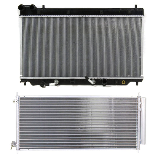 2-Piece Kit Radiator, 1.5L, 4Cyl, Includes (1) Radiator and (1) A/C Condenser