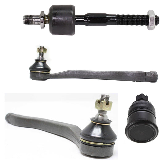 6-Piece Kit Front, Driver and Passenger Side Suspension Kit, Includes (2) Ball Joint and (4) Tie Rod End