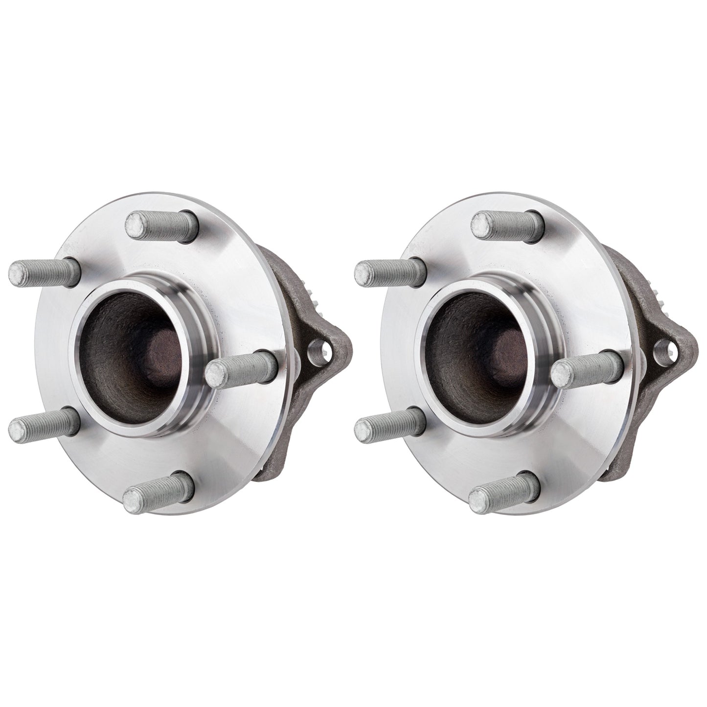 2-Wheel Set Rear, Driver and Passenger Side Wheel Hub, 5 Lugs, With Bearing, FWD, 3.8L, 6Cyl, Includes (2) Wheel Hub and (2) Sway Bar Link