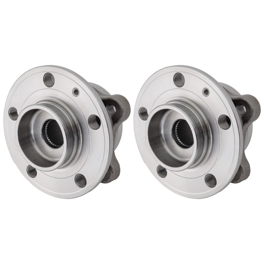 2-Wheel Set Front, Driver and Passenger Side Wheel Hub, 5 Lugs, With Bearing, Includes (2) Wheel Hub, (2) Sway Bar Link and (2) Ball Joint