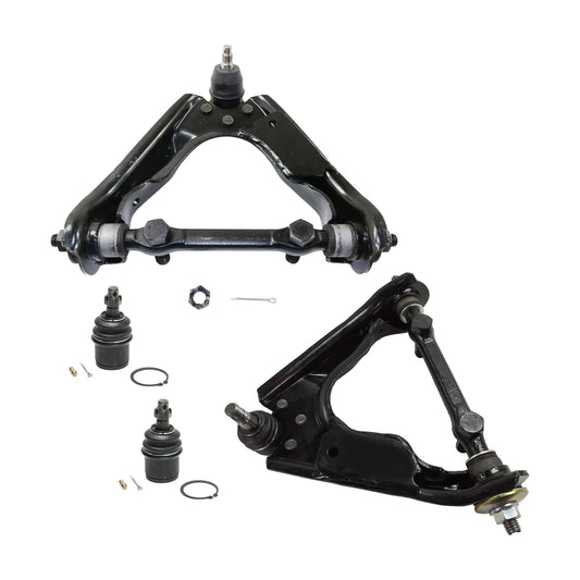 4-Piece Kit Front, Driver and Passenger Side, Upper Control Arms, Includes (2) Ball Joint and (2) Control Arm