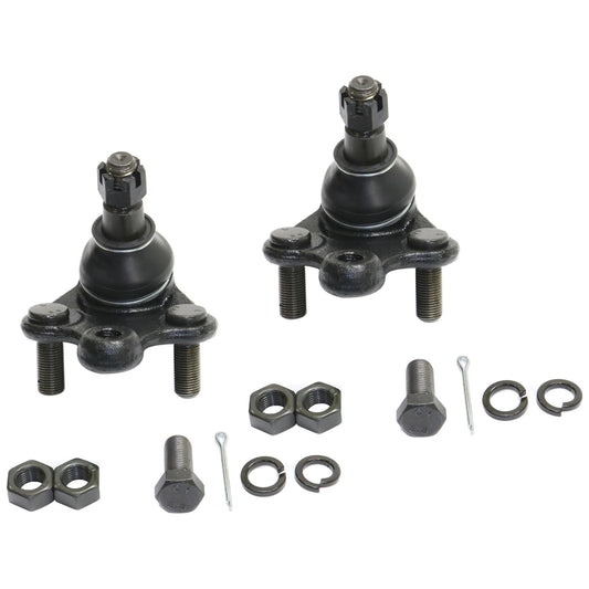 8-Piece Kit Front, Driver and Passenger Side, Lower Ball Joint, Includes (2) Ball Joint, (2) Sway Bar Link and (4) Tie Rod End