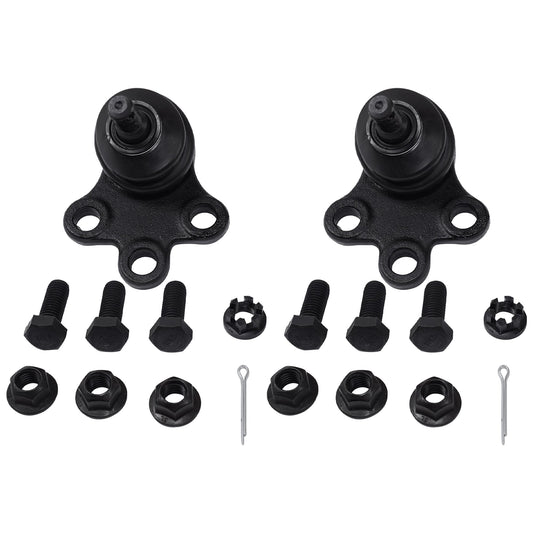 8-Piece Kit Front, Driver and Passenger Side, Lower Ball Joint, Includes (2) Ball Joint, (2) Sway Bar Link and (4) Tie Rod End