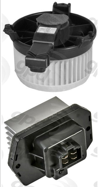 KIT-201009-185 2-Piece Kit Blower Motor, Includes (1) Blower Motor and (1) Blower Motor Resistor