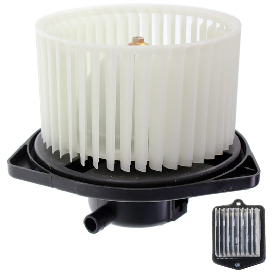 2-Piece Kit Blower Motor Kit, includes (1) Blower Motor and (1) Blower Motor Resistor
