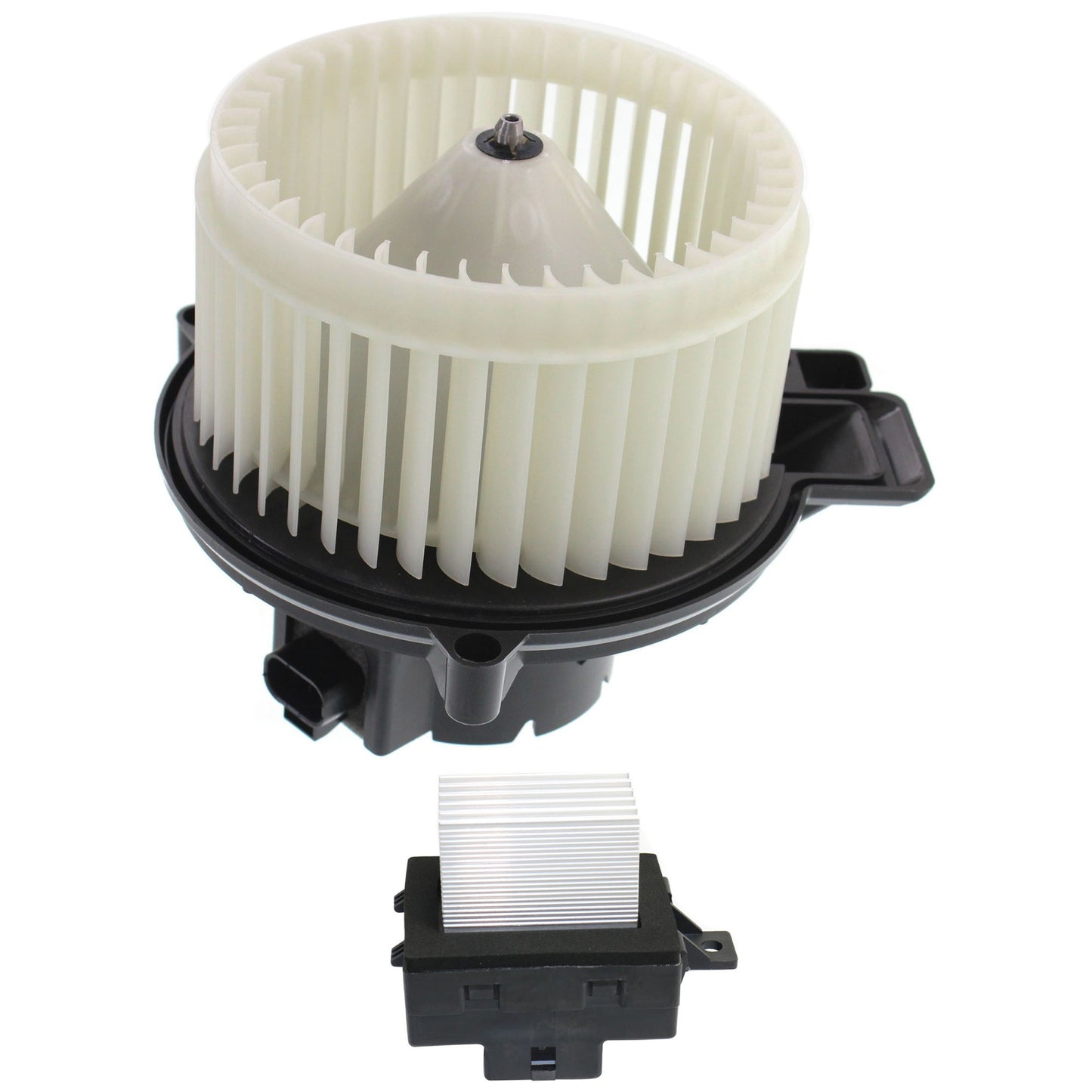 2-Piece Kit Blower Motor Kit, includes (1) Blower Motor and (1) Blower Motor Resistor