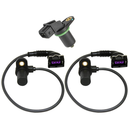 3-Piece Kit Crankshaft Position Sensor, Includes (1) Crankshaft Position Sensor and (2) Camshaft Position Sensor