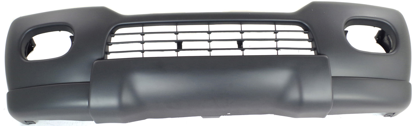 Передний грунтованный бампер без отверстий под расширители крыльев