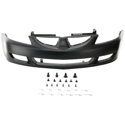 Передняя грунтованная накладка на бампер с местом для эмблемы