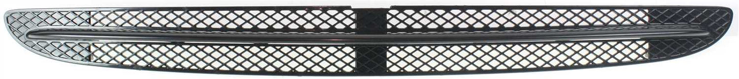 Решетка радиатора переднего центрального бампера, черная