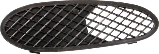 Front, Passenger Side, Outer Bumper Grille, Black