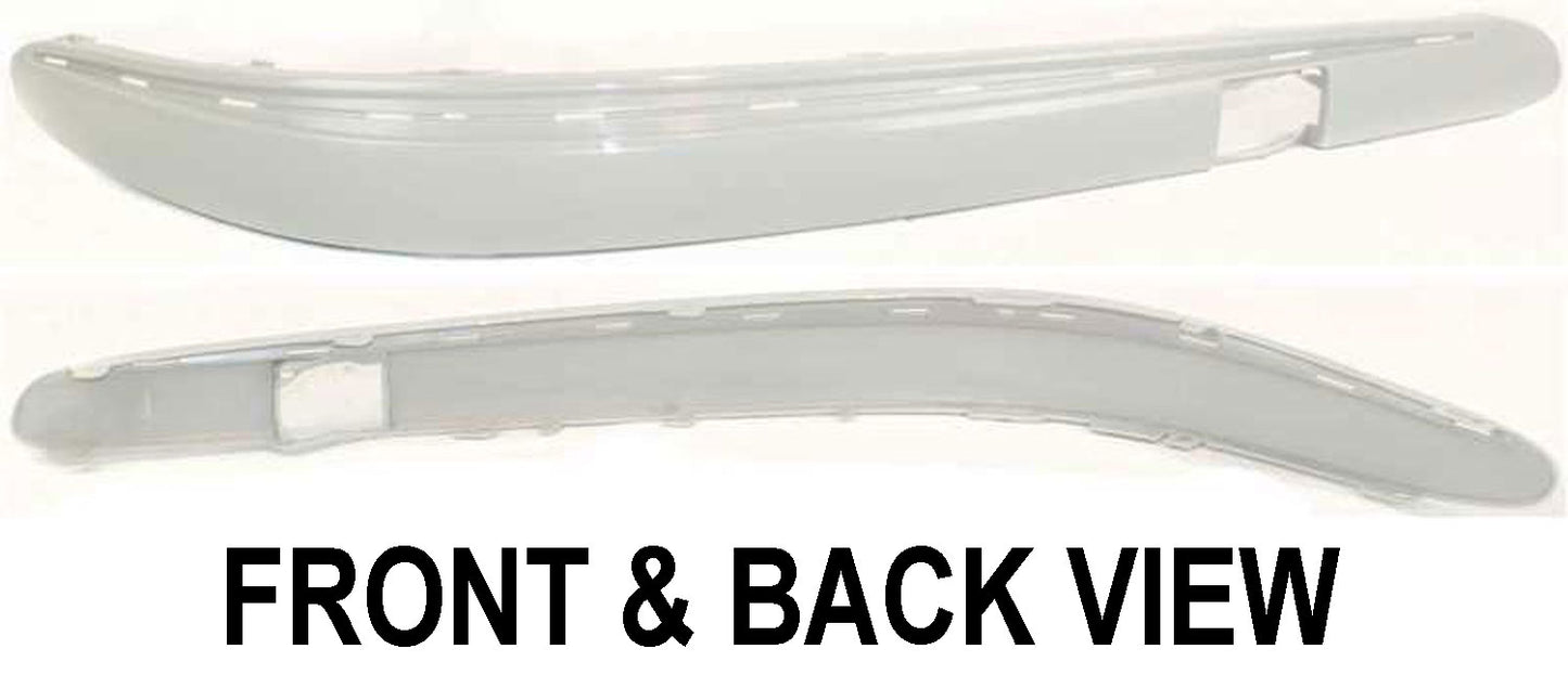 Front, Passenger Side Bumper Trim, Primed