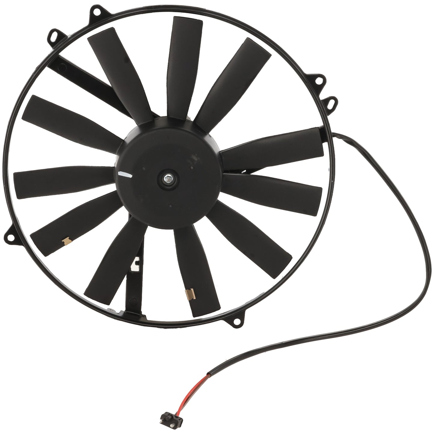 A/C Condenser Fan - Front Fan Blade, Motor and Shroud