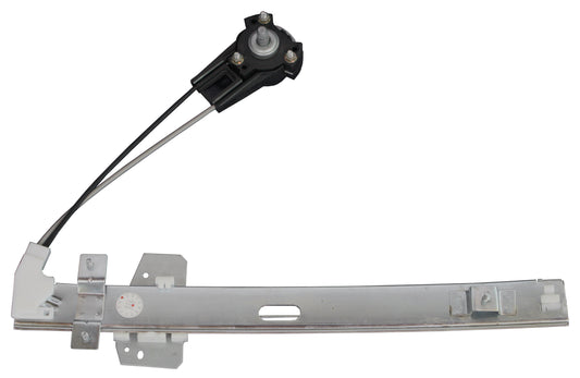 Front, Driver Side Manual Window Regulator, Hand-Crank Type