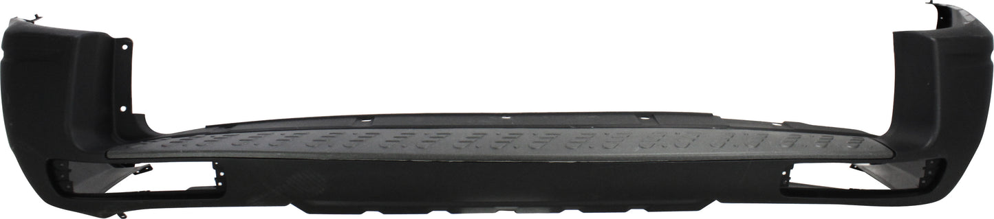 Накладка на задний бампер с грунтовкой и отверстиями для отражателей