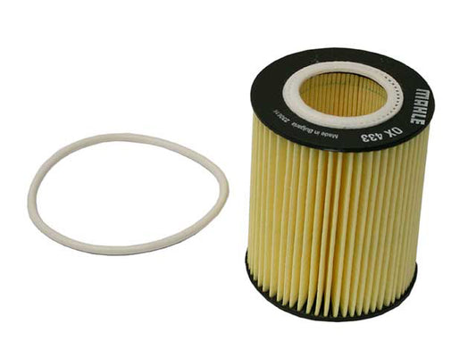 OX 433D Mahle OE Replacement Oil Filter - Cartridge, Direct Fit, Sold Individually