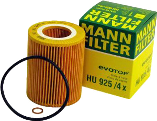 Фильтр масляный для двигателя HU 925/4 x - Mann 11427512300