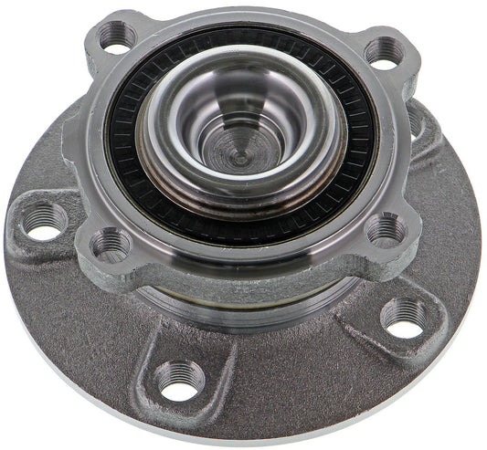 H513173 Front, Driver or Passenger Side Wheel Hub, 5 Lugs, With Bearing, Supreme Series