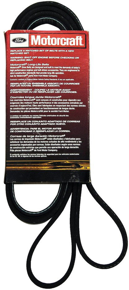 JK8761 Motorcraft OE Replacement Serpentine Belt - Direct Fit, Sold individually