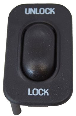 SW7080 Front, Driver Side Door Lock Switch Black