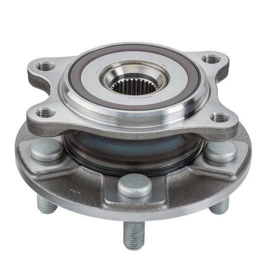513351 Front, Driver or Passenger Side Wheel Hub, 5 Lugs, With Bearing, Problem Solver Series