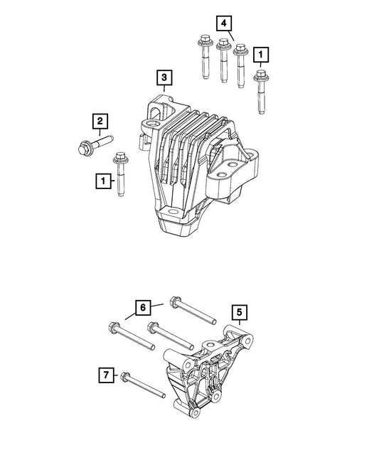 06512937AA Bolt - Direct Fit, Sold individually