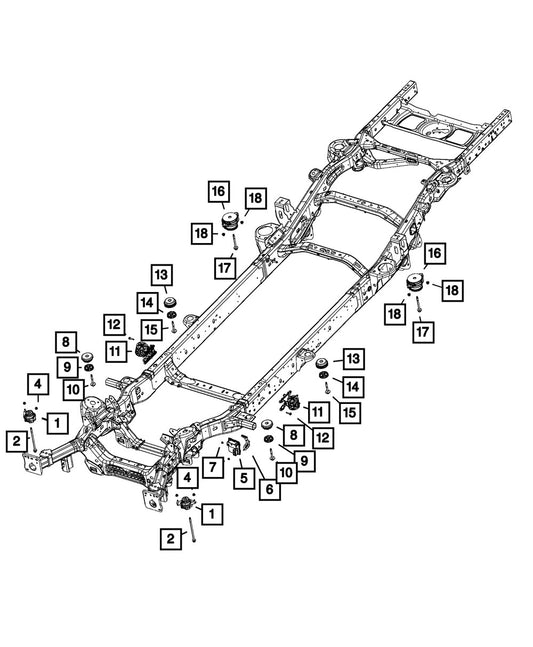 06512988AA Bolt - Direct Fit, Sold individually
