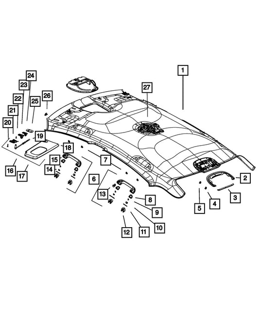 1SW55DX9AE Поручень, седан