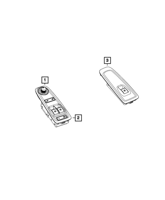 1ZP74JXWAD Window Switch Bezel