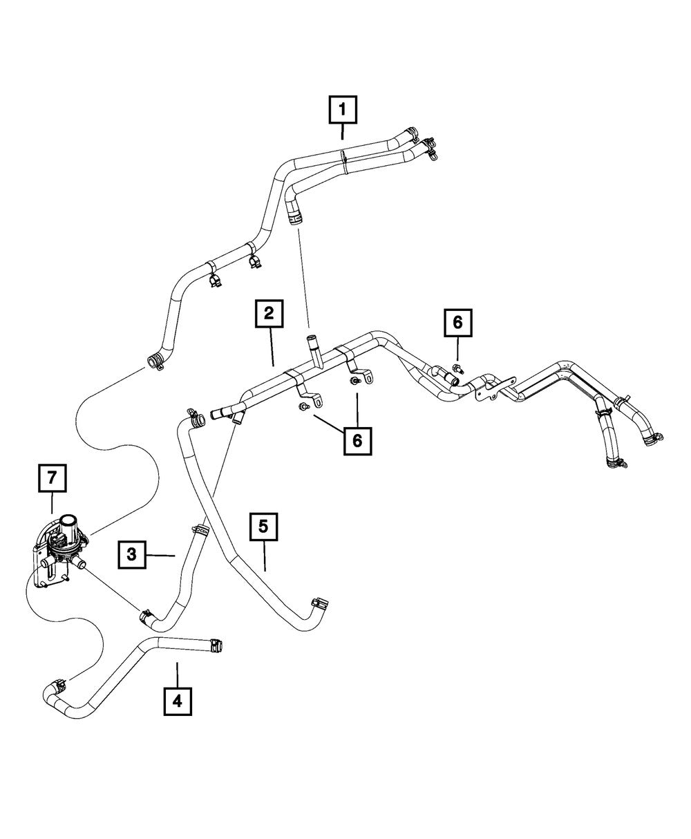 52014613AE Heater Hose - Direct Fit
