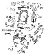 5ZF15TX7AD Чехол на направляющую сиденья — прямой монтаж, продается отдельно