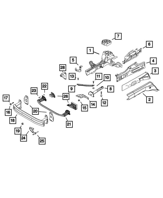 6106254AA Screw - Sold individually