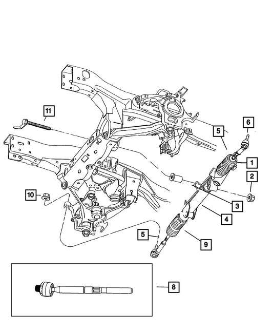6510880AA Bolt - Sold individually