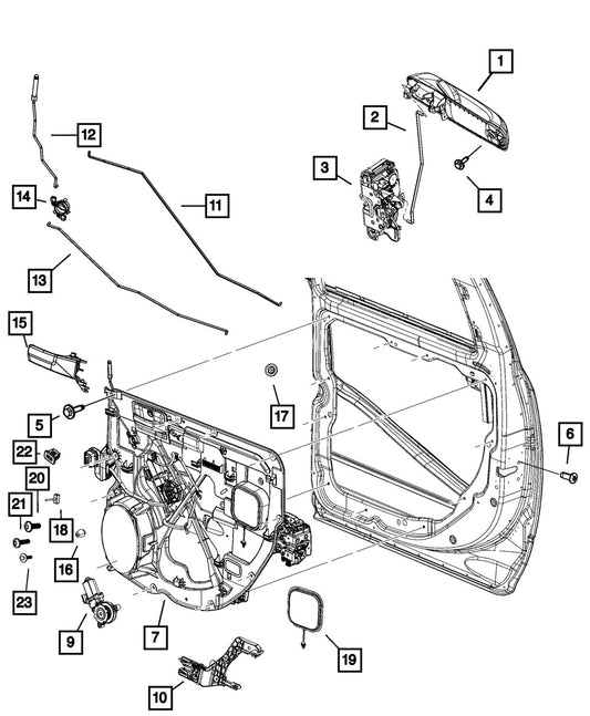 68051462AA Bolt - Direct Fit, Sold individually