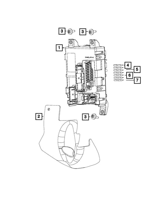 68085952AA Body Control Module - Direct Fit
