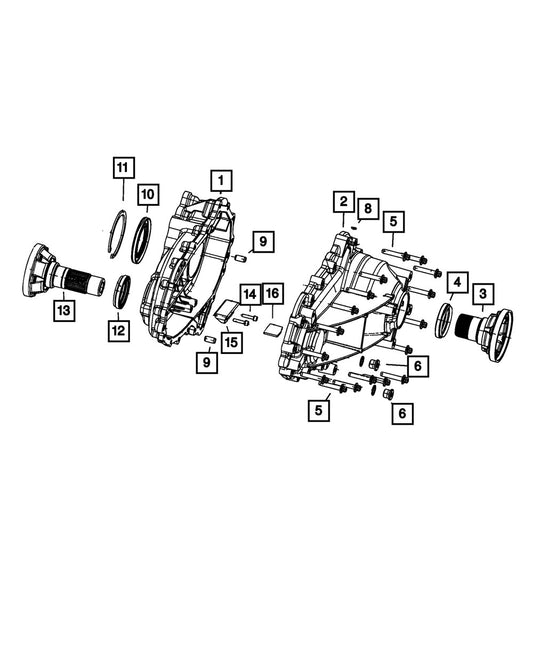 68087874AA Bolt - Direct Fit, Sold individually