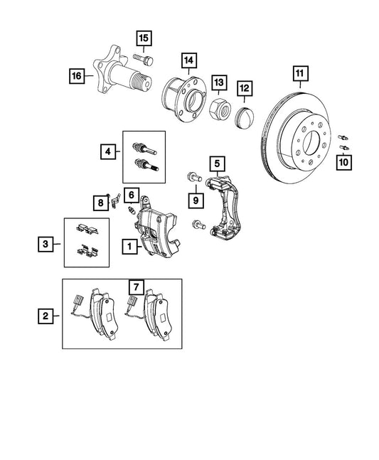 68095713AA Bolt - Direct Fit