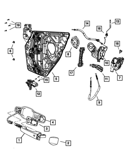 68104290AA Screw - Direct Fit, Sold individually