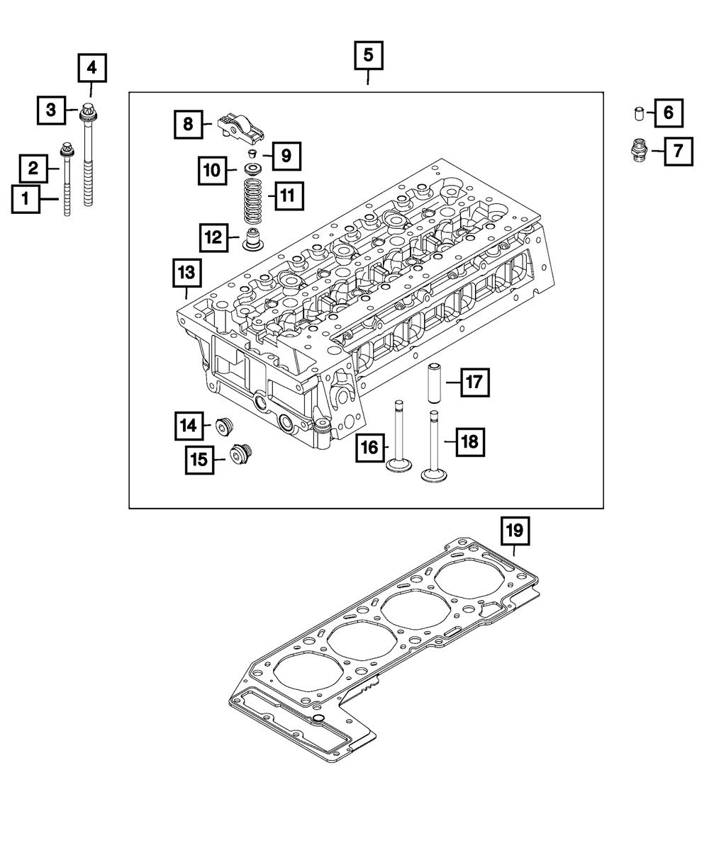 68133320AA Camshaft Bolt - Direct Fit