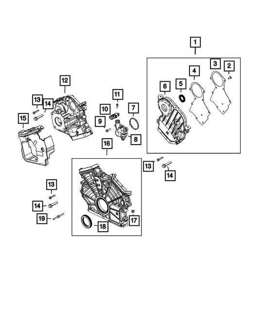 68147508AA Bolt - Direct Fit, Sold individually