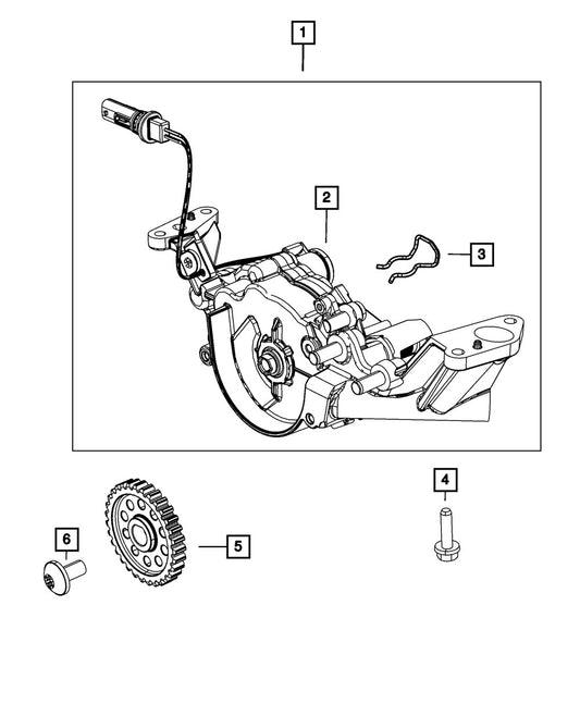 68297857AM Oil Pump