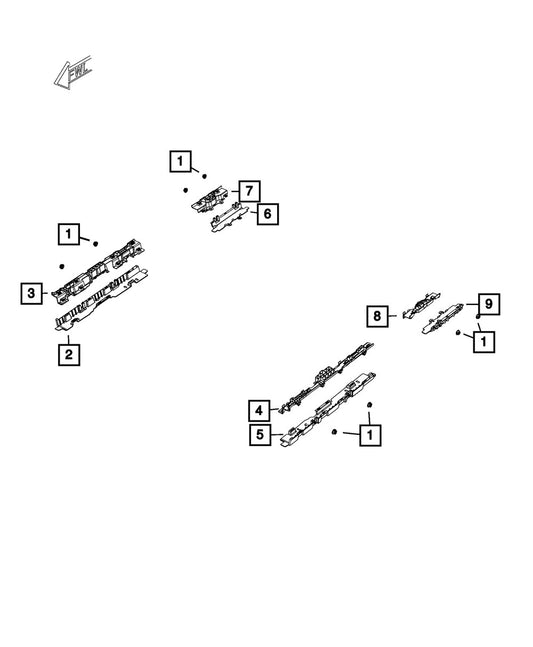 68313576AD Chassis Wiring Harness, Sold individually