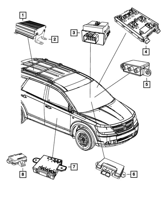 68366474AC Body Control Module - Direct Fit
