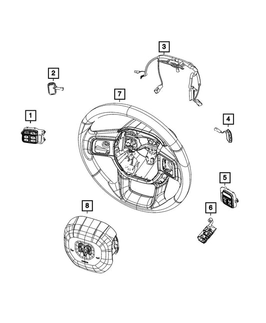 68381318AC Cruise Control Switch