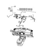 68459736AB Direct Fit Instrument Panel Wiring Harness, Sold Individually